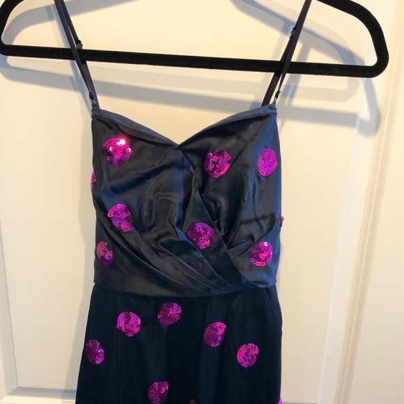 DKNY navy silk dress NWT - Picture 2 of 4